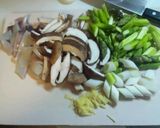 イカとアスパラの中華風炒め作り方1写真