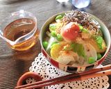 ナゲットの梅塩昆布冷やし茶漬け作り方9写真