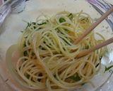 大葉で和風ジェノベーゼ風パスタ作り方5写真
