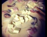 うどんでカルボナーラ『手抜きver.』作り方4写真