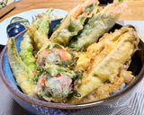 夏野菜とカニカマ大葉巻きの天丼❣️作り方4写真