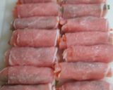 とろみ付き♡くるくるお肉　お弁当にも♪作り方3写真