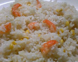 夏休みのお昼に♫炊飯器で☆簡単エビピラフ作り方5写真