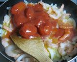 海老とブロッコリーのトマトパスタ作り方3写真