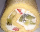 フルーツごろごろふんわりロールケーキ作り方14写真