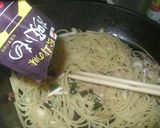 しめじとベーコン入り和風スパゲッティー作り方4写真