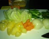 一人暮らしの野菜たっぷりスープ作り方1写真