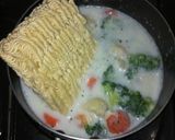 クラムチャウダみたいな塩ラーメン作り方4写真