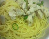 青唐辛子と地鶏のぺペロンチーノ作り方2写真