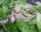 塩麹とサラダ菜のパスタ作り方3写真