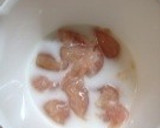 ぷるぷる鶏ササミの梅ソース♡翡翠鶏作り方2写真