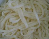 お蕎麦屋さんの豆乳クリーミーカレーうどん作り方6写真