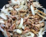 塩麹で＊にんにくたっぷり鶏塩焼きそば作り方4写真