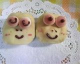 簡単☆レンジでカエル蒸しパン♡作り方7写真