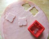 簡単☆あじさいおにぎり☆キャラ弁にも~♪作り方3写真