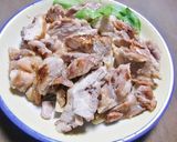 料理のための清酒で、塩麹チキンのむし焼き作り方5写真