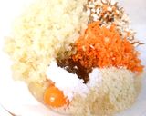 ♡みんな大好き！野菜たっぷりハンバーグ♡作り方3写真