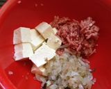 挽き肉＆島豆腐の簡単ロールキャベツ☆作り方1写真