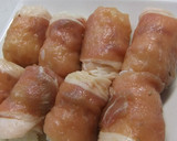 簡単☆焼肉のタレで肉巻きおにぎり作り方4写真