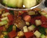 彩り野菜となっとう昆布の冷製パスタ作り方1写真