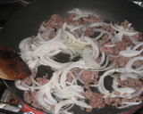 せん切りじゃがいもとひき肉のカレー炒め作り方5写真