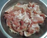 本格☝蕎麦屋シリーズ♪冷しスタミナうどん作り方1写真