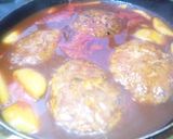 簡単ヘルシー煮込みハンバーグ作り方6写真