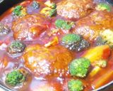 簡単ヘルシー煮込みハンバーグ作り方7写真