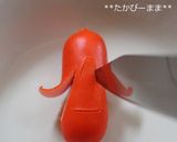 赤ウインナーｄｅぺんぎん♪　キャラ弁作り方2写真