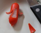 赤ウインナーｄｅぺんぎん♪　キャラ弁作り方3写真