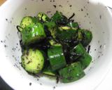 簡単！きゅうりの塩昆布ゆかり！うまっ！作り方2写真