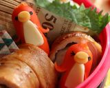赤ウインナーｄｅぺんぎん♪　キャラ弁作り方8写真
