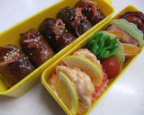 簡単☆焼肉のタレで肉巻きおにぎり作り方6写真