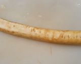 納豆と山ワサビ(ホースラディッシュ)作り方1写真