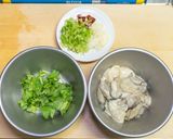 牡蠣とパクチーのパスタ作り方2写真