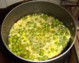 えんどう豆の卵とじ作り方4写真
