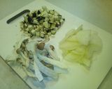 使い切り。野菜ジュースで具だくさんスープ作り方1写真