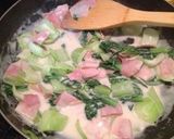超簡単！失敗なし★チンゲン菜のクリーム煮作り方3写真