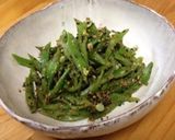 簡単☆モロッコ豆のゴマ和え作り方5写真