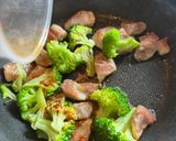 豚肉とブロッコリーの麻辣醤炒め作り方5写真