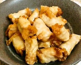 餃子の皮で簡単♬鶏ささみの巻き揚げ作り方7写真
