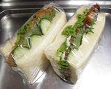 具沢山サンドイッチ♪ラップサンド作り方44写真