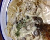 鮭のムニエル　きのこクリームソース作り方18写真