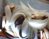 新玉葱と椎茸の海苔・ラー油和え作り方4写真