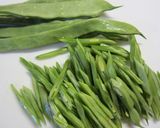 ささげと油揚げと豚バラ肉の炒め物作り方1写真