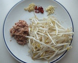 モヤシのツナカレー炒め作り方1写真