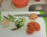 お一人様ランチに♪エスニック丼作り方1写真