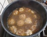 ハンバーグ種で。肉団子と春雨のスープ煮作り方2写真
