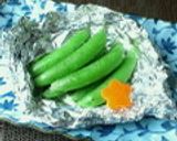 超簡単☆スナップえんどうのホイル焼き♪作り方5写真
