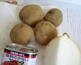 じゃがいも＆コンビーフ☆電子レンジ作り方1写真